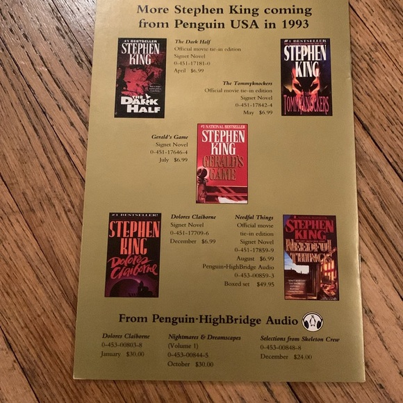 Stephen King Nightmares & Dreamscapes Poster & Promo Booklet Rare - Picture 9 of 11